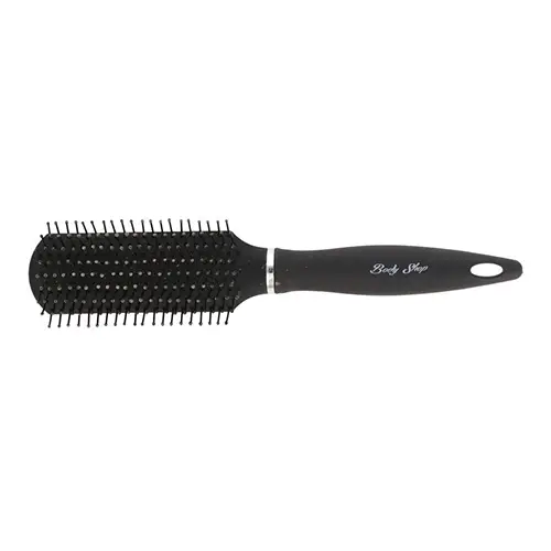 Hair Brush Comb For Hair Detangling Hair Brush Women Hair Styling Brush Hairbrush For Fine Hair Massage Comb Straw Hair Brush Vented Black+Black