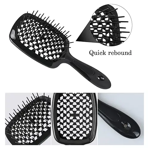 Body Shop Hair Brush 6997 B – Professional Detangling Hair Styling Brush for Smooth & Healthy Hair