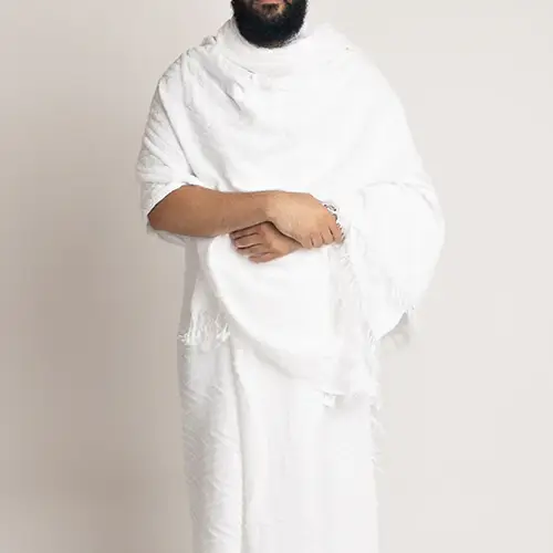 Fine Quality Soft Terry Cotton Ihram or Ehraam For Men | Hajj & Umrah Essentail