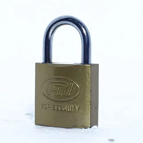 Brass Painted Iran Pad Lock 25mm (562)