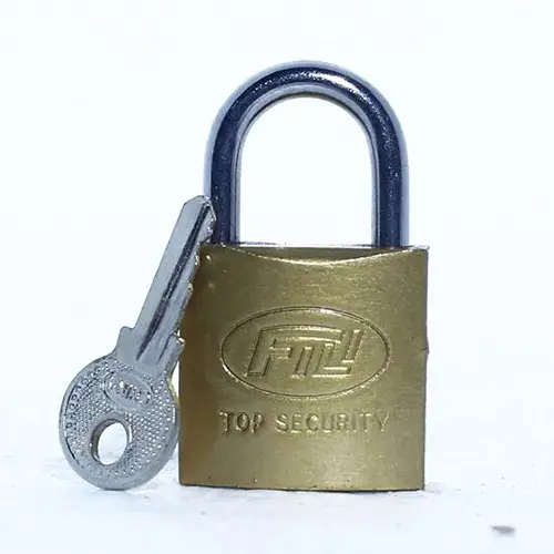 Brass Painted Iran Pad Lock 25mm (562)