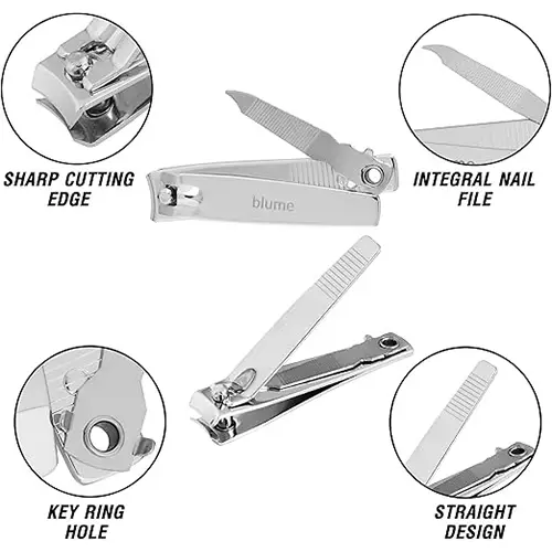 Nail Clipper/Nipper/Cutter for Fingernail, Toenails and Thick Nails, Sharp and Durable Nail Clippers for Baby, Kids, Adults, Men, Women, Stainless Steel (Small)