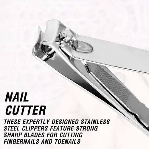 Nail Clipper/Nipper/Cutter for Fingernail, Toenails and Thick Nails, Sharp and Durable Nail Clippers for Baby, Kids, Adults, Men, Women, Stainless Steel (Small)