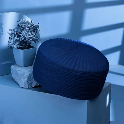 Islamic caps for men's and boys, Headwear for muslim players with 6 different - Colors blue, brown, black, white, grey, golden