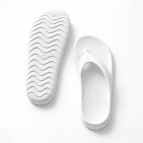 Men’s Casual Chappal- Soft Waterproof Slippers | Comfortable Housewear Sandals for Men Hajj and Umrah Footwear Collection, Hajj Umrah ki Chappal - color white