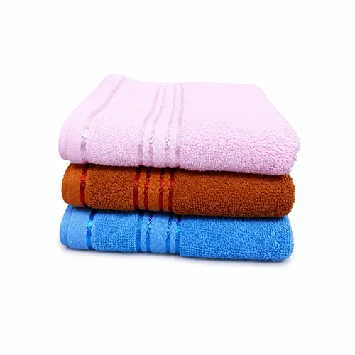 Hand Towel Face Towel Set 100% Cotton Wash Cloth Multicolor 12" X 12"